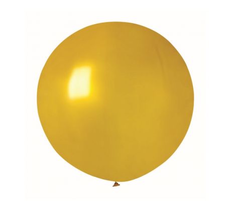Latexový balón 80 cm metalický zlatý guľa