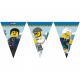 Vlajková girlanda Lego City 9 vlajok