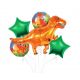 Sada fóliových balónov Dino 5 ks