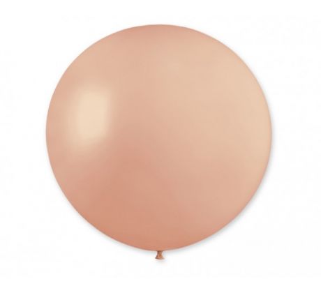Latexový balón svetlo ružový guľa 80 cm
