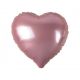 Balón fóliový srdce svetloružové 46 cm