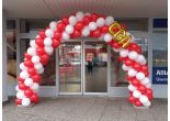 Balonová brána k otvoreniu obchodu