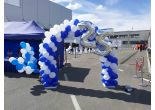 Balónová brána a balónové kytice k 25 výročiu