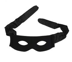 Maska na tvár čierna Zorro