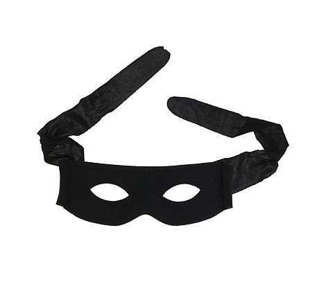 Maska na tvár čierna Zorro