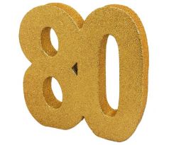 Stolová dekorácia 80-tka zlatá