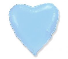 Balón fóliový srdce modré JUMBO 70 cm