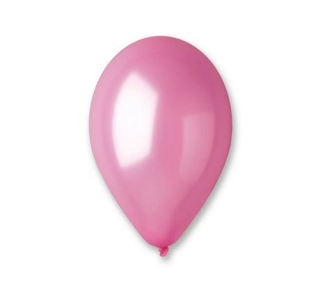 Latexové metalické balóny G110 ružové