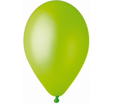 Latexové metalické balóny G110 svetlozelené