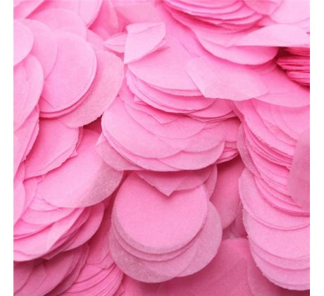 Ružové papierové konfety 20 g