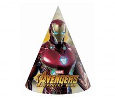 Papierové klobúčiky Avengers 6ks