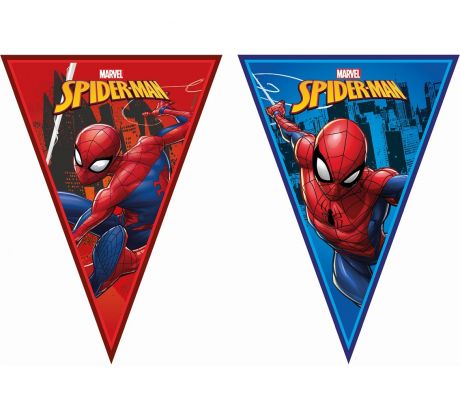 Vlajková girlanda Spiderman 2,3 m