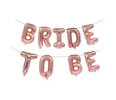 Sada balónových písmen Bride to Be
