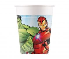 Papierové poháre Avengers 8 ks/bal.