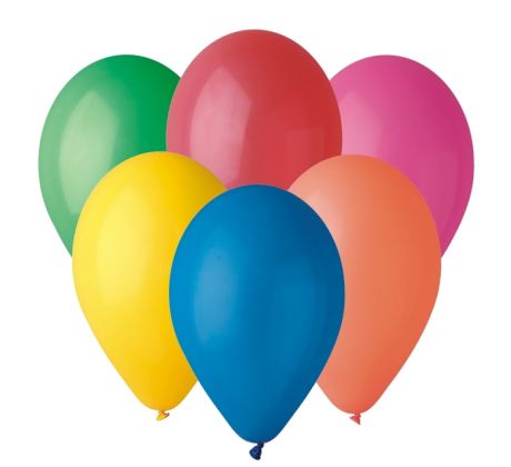 Latexové balóny 26 cm farebný mix 50 ks/bal.