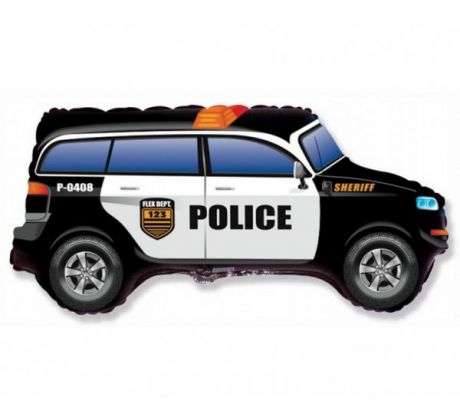 Fóliový balón Policajné auto 60 cm