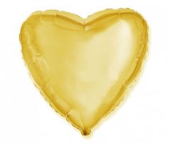 Fóliový balón MAXI srdce zlaté 70 cm