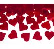 Vystrelovacie konfety červené srdcia 40