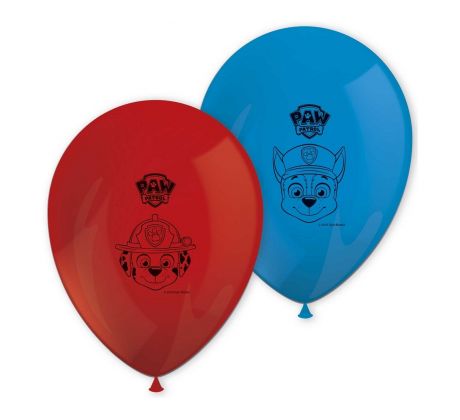 Latexové balóniky 23 cm Labková patrola 8 ks