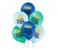 Latexové balóny 12" Little King 6 ks