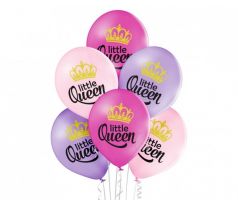 Latexové balóny 12" Little Queen 6 ks