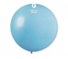 Latexový balón detská modrá guľa 80 cm