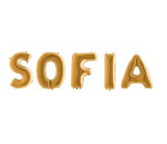 Balónový nápis meno SOFIA