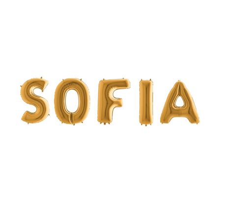 Balónový nápis meno SOFIA