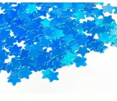 Konfety fóliové hviezdičky modré 12 g