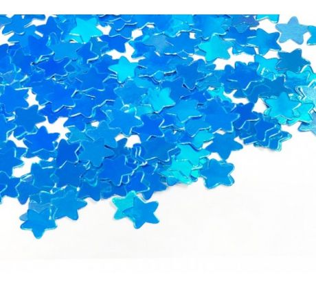 Konfety fóliové hviezdičky modré 12 g