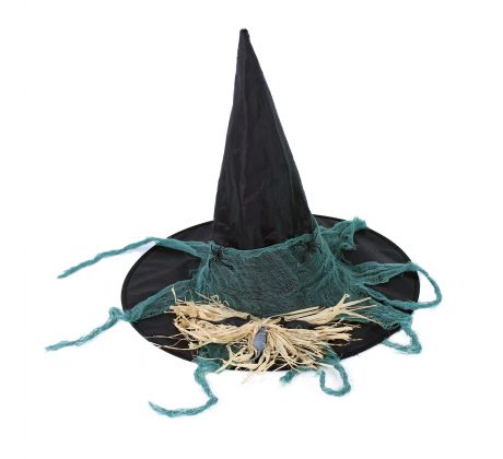 Čarodejnícky klobúk s zelenou stuhou