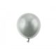 Latexové platinové balóny MINI 13 cm strieborné 20 ks