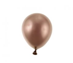 Latexové platinové balóny MINI 13 cm zlatoružové 20 ks rosegold