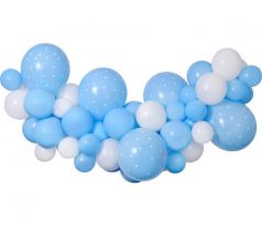 Balónová girlanda modrá 3 m