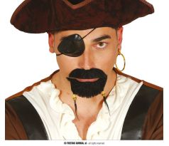 Páska na oko pre piráta s naušnicou