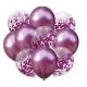 Sada latexových balónov ružová platinum 10 ks