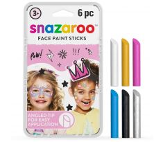 Snazaroo farby na tvár ceruzky Dievčenské 6 ks