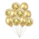 Sada latexových balónov zlatá platinum 10 ks