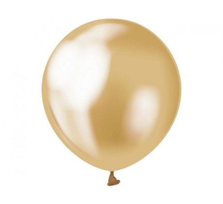 Latexové platinové balóny MINI 13 cm zlaté sada 20 ks
