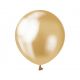 Latexové platinové balóny MINI 13 cm zlaté sada 20 ks