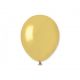 Latexové metalické balóny MINI 13 cm zlaté antik