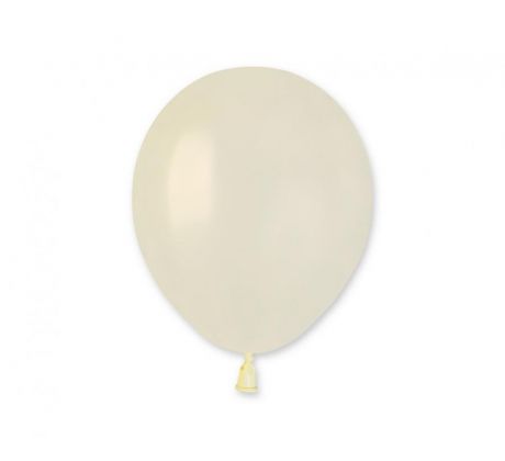 Latexové metalické balóny MINI 13 cm smotanové