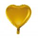 Balón fóliový srdce zlaté 46 cm