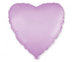 Balón fóliový srdce Lila mat 46 cm