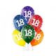 Latexové balóny30 cm na 18-te narodeniny 6 ks