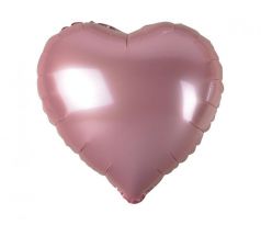 Balón fóliový srdce svetloružové 46 cm
