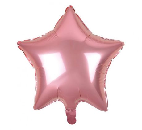 Balón fóliový hviezda ružová 48 cm